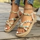 thumbnail image 1 of WILLBEST Sandalias Casuales Para Mujer Sandalias Cómodas Para Uso Diario Con Diseño Hueco Y Cierre Para Atuendos Casuales Y Actividades De Verano, 1 of 9