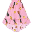 thumbnail image 4 of Girls Dress Pink Sleeveless Pineapple Hawaiian Style Beach Party 7 Years, 4 of 6