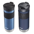 thumbnail image 3 of Taza de viaje a prueba de fugas de acero inoxidable con aislamiento al vacío Contigo, maíz azul de 20 onzas; Paquete de 2 arándanos de medianoche, 3 of 4