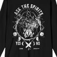 thumbnail image 2 of Yellowjackets Ask the Spirits Adult Black Long Sleeve Crew Neck Tee-3XL, 2 of 4