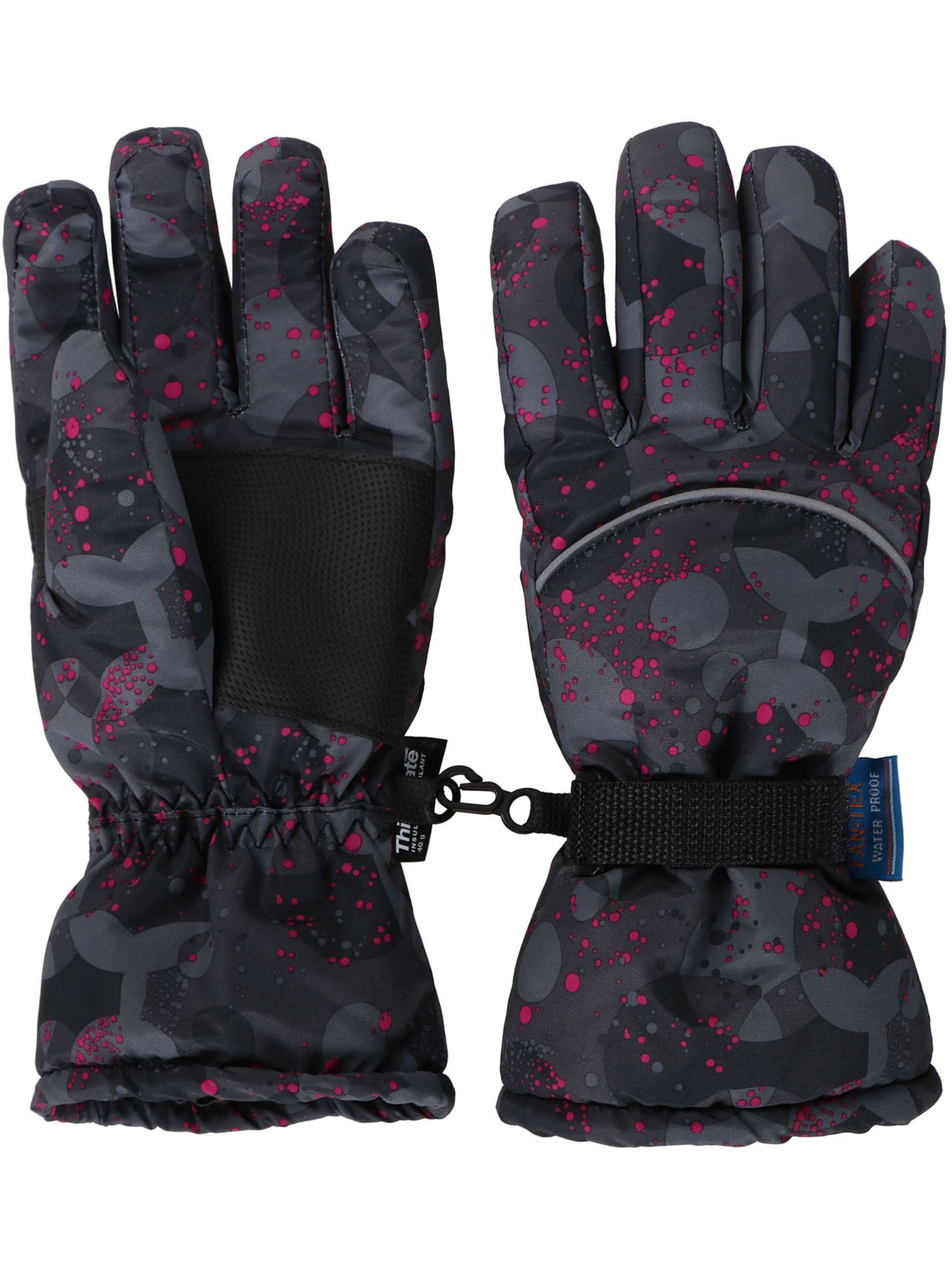 Lullaby Kids Ski Gloves Insulation Waterproof Windproof Winter Mittens M