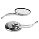 thumbnail image 4 of Espejo Retrovisor Para Motocicleta, Espejos Para Manillar De Motocicleta, Cromo, Izquierdo, Derecho, Universal, 2 Piezas, Repuesto Para Suzuki Para Modificación ANGGREK Motorcycle Rear View Mirror, 4 of 8