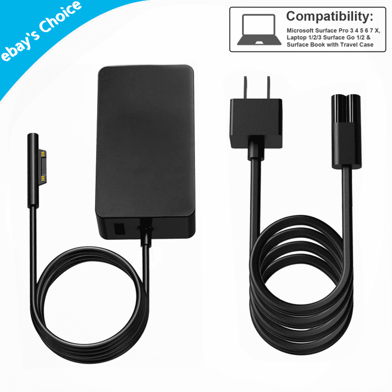 Surface Laptop Go Book Charger 44W AC Adapter Charger For Microsoft