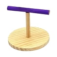 thumbnail image 2 of lionlar Bird Training Stand Solid Wood Gym Bird Cage Perch Parrot Play Stand for Conures, 2 of 7