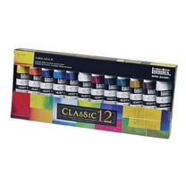 Liquitex Acrylic Paint - Heavy Body - 12 Assorted Colors - 24 ounces