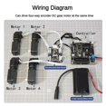 thumbnail image 5 of 4 Way Encoded Motor Drive Module Onboard Voltage Stabilizing Circuit Motor Control Smart Car Dedicated to Robot Car, 5 of 5