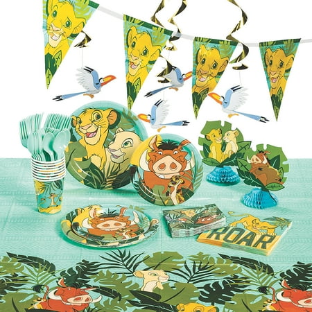 Disney’s The Lion King™ Tableware Kit for 8, Party Supplies, Birthday, 75 Pieces