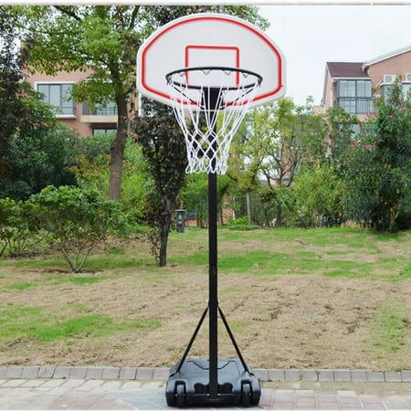 Zimtown 5.4'-6.7' Height Adjustable Basketball Hoops, Movable Zimtown 5.4'-6.7' Height Adjustable Basketball Hoops, Movable / Portable Basketball Goals - Zimtown 5.4'-6.7' Height Adjustable Basketball Hoops, Movable