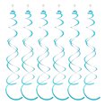 thumbnail image 2 of Serpentinas colgantes en espiral Homerr para fiestas, de aluminio, para decorar fiestas. Juego de 6 serpentinas colgantes de plástico para fiestas. Ideales para decorar fiestas., 2 of 8