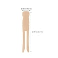 thumbnail image 5 of 50 Pcs Wooden Clothespins Large Clothes Pegs Baby 6.50X1.00X0.50CM Beige, 5 of 6