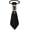 Black, variant on Rhinestone Ties for Women, Women Ties for Concert Prom Work