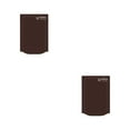 thumbnail image 1 of Maytalsory 1/2/3/5 Travel Luggage Cover Dustproof Solid Color Waterproof Detachable Simple Style Travelling Suitcase Bag Protector Coffee 28inch 2PCS, 1 of 6