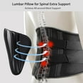 thumbnail image 5 of Faja lumbar para aliviar el dolor lumbar en hombres y mujeres, faja lumbar transpirable con almohadilla de soporte lumbar 3D, 5 of 5