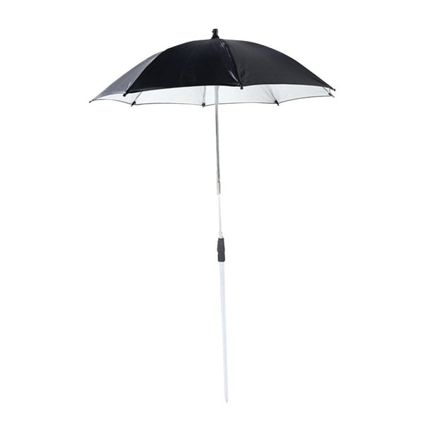 Accesorios para sombra de plantas para plantas de exterior, multifuncionales, altura ajustable, protección solar Paraguas negra