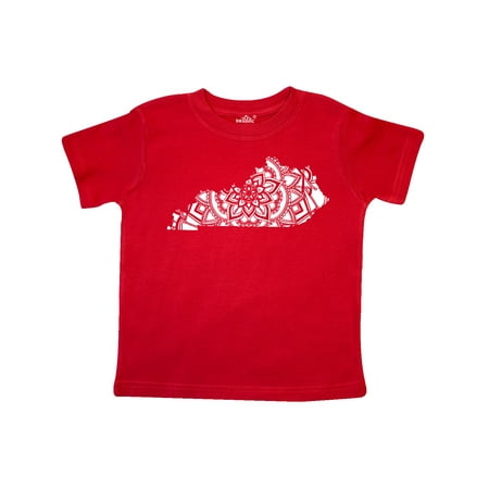 

Inktastic Kentucky Silhouette Mandala Gift Toddler Boy or Toddler Girl T-Shirt