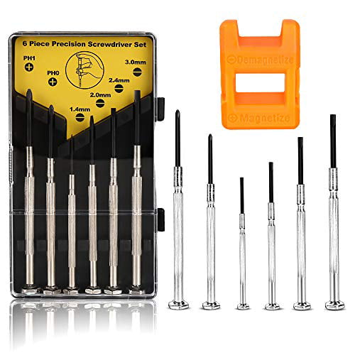 5 Pcs Precision Screwdriver Micro Jewelers Mini Watchmakers Tools #0 and #1 