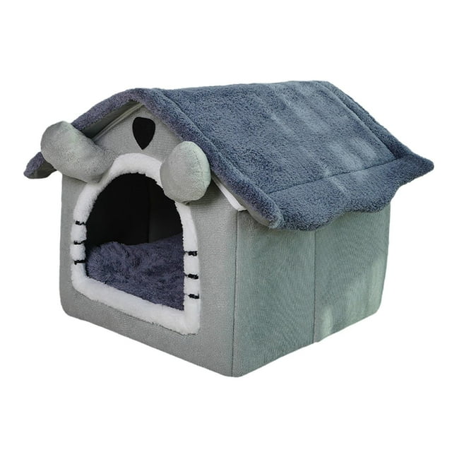 Casa Para Gatos Salvador Cama Suave Para Gatos Nido Para Dormir Gris M