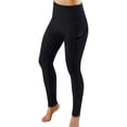 thumbnail image 3 of DPTALR Pantalon Uni Taille Haute pour Femmes Pantalon de Yoga Rehausseur pour Dames, 3 of 4
