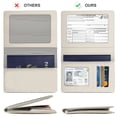 thumbnail image 4 of Funda para pasaporte VIDIVICI, unisex, piel sintética para adultos, paquete de 2, 4 of 5