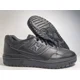 thumbnail image 1 of New Balance 550 Triple Black Sneakers Men’s Size 16 US (BB550BBB), 1 of 5