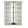 thumbnail image 2 of Habitat Paraiso Eclectic Smooth Textured Brighten Space Sheer Panel Grommet Curtain Panel 112" x 95" Ivory, 2 of 5