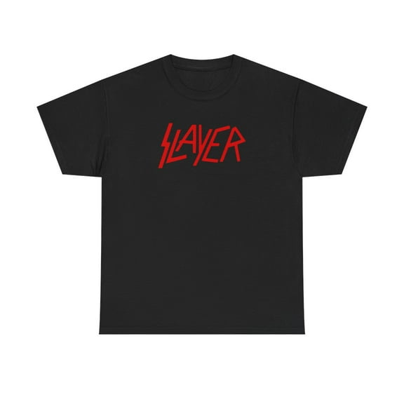 Slayer T Shirt Heavy Cotton Tee Metal Band Unisex Apparel Rock Music Gear - Black / L