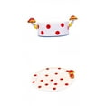 thumbnail image 1 of yuksok 2 Pieces Mushroom Dinnerware Round Plate & Bowl Houseware for Kitchen Fruit, 1 of 9