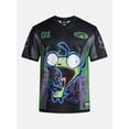 thumbnail image 5 of Invader Zim Men's and Big Men's Front Back Graphic Soccer Jersey with Short Sleeves, Sizes XS-3XL, 5 of 5