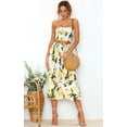thumbnail image 4 of Blusa floral para mujer, vestido de traje con falda larga, 4 of 7