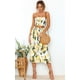 thumbnail image 4 of Blusa floral para mujer, vestido de traje con falda larga, 4 of 7