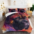 thumbnail image 5 of 3 Pieces Duvet Cover Set Bullmastiff Dog 3D Print Bedding 1 Duvet Cover 2 Pillowcases Natural Animals Comforter Sets Soft Breathable for Boys Girls Children 3HuUTv, 5 of 5