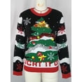thumbnail image 5 of Suéter navideño 2024 Suéter feo para mujer Suéter con bordado de árbol de Navidad Suéter de dibujos animados Suéter casual de otoño e invierno en varios estilos 39940, 5 of 5