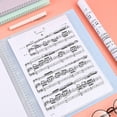 thumbnail image 2 of Carpeta de edición de música multifuncional con páginas internas a color. La edición de música de piano puede modificar 20 páginas de edición de música de prueba, 2 of 5
