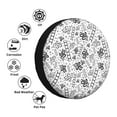 thumbnail image 4 of KLL Hand Drawn Snake Pattern 14-17 inch Spare Tire Cover Universal Wheel Protector for Truck SUV Trailer Camping Rv Tire Covers-, 4 of 6
