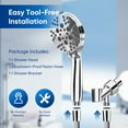 thumbnail image 6 of eco4life Micro-Nano Foam Shower Head, 5 Water Modes & High Pressure & Built-in High-Performance Filter, 6 of 8