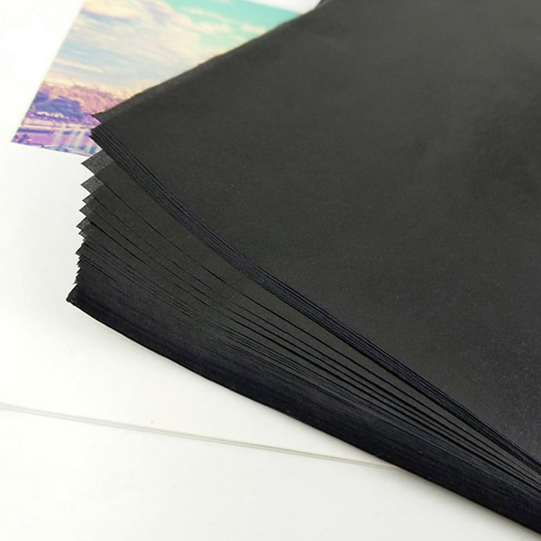 100 Sheets Carbon Transfer Paper Clear Reusable Erasable Anti-fade