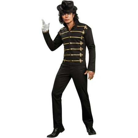 Men's Black Military Jacket Michael Jackson Costume