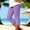 Purples, variant on Capris Pants for Women - Dance Yoga Leggings Elastic Waist Ruffle Summer Casual Athletic Cropped Pants