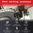 thumbnail image 3 of Car Brake Caliper Piston Spreader Tool, 360° Swing Ratchet Hand Wrench for Single Twin Quad Piston Disc Brake Vehicle Pad Expander, 3 of 13