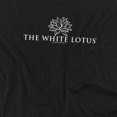 thumbnail image 2 of The White Lotus Logo Darks Unisex Adult T Shirt, Black, Large, 2 of 6