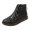 Black, variant on Women's Hollow Leather High Top Flat Ankle Boots with Back Zipper Comfortable Wide Width Closed Toe Casual Dress Shoes