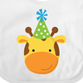 thumbnail image 4 of Inktastic Giraffe Jungle Birthday Boys or Girls Baby Bib, 4 of 4