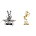 thumbnail image 1 of Figura Creativa De Conejo Y Caballo, Colección De Estatuas Modernas, Bandeja De Cerámica Para Joyas, Adorno De Mesa Para Tocador, Centro De Mesa, Sala De Estar, Dormitorio Y Escritorio., 1 of 8