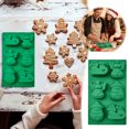 thumbnail image 2 of XINGAG Christmas Silicone Mold, Christmas Chocolate Mold, Candy Tray Baking Mold for Candy, Jello, Ice Cubes, Wax Melts, Soap & Candle Making, 2 of 4