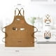 thumbnail image 5 of Delantales de Cocina, Mandiles de Cocina para Mujer, Delantal de Cocina Ajustables con 3 Bolsillos para Mujeres y Hombres, Impermeables, Ideales para Barbacoa, Arte y Restaurante, 5 of 5