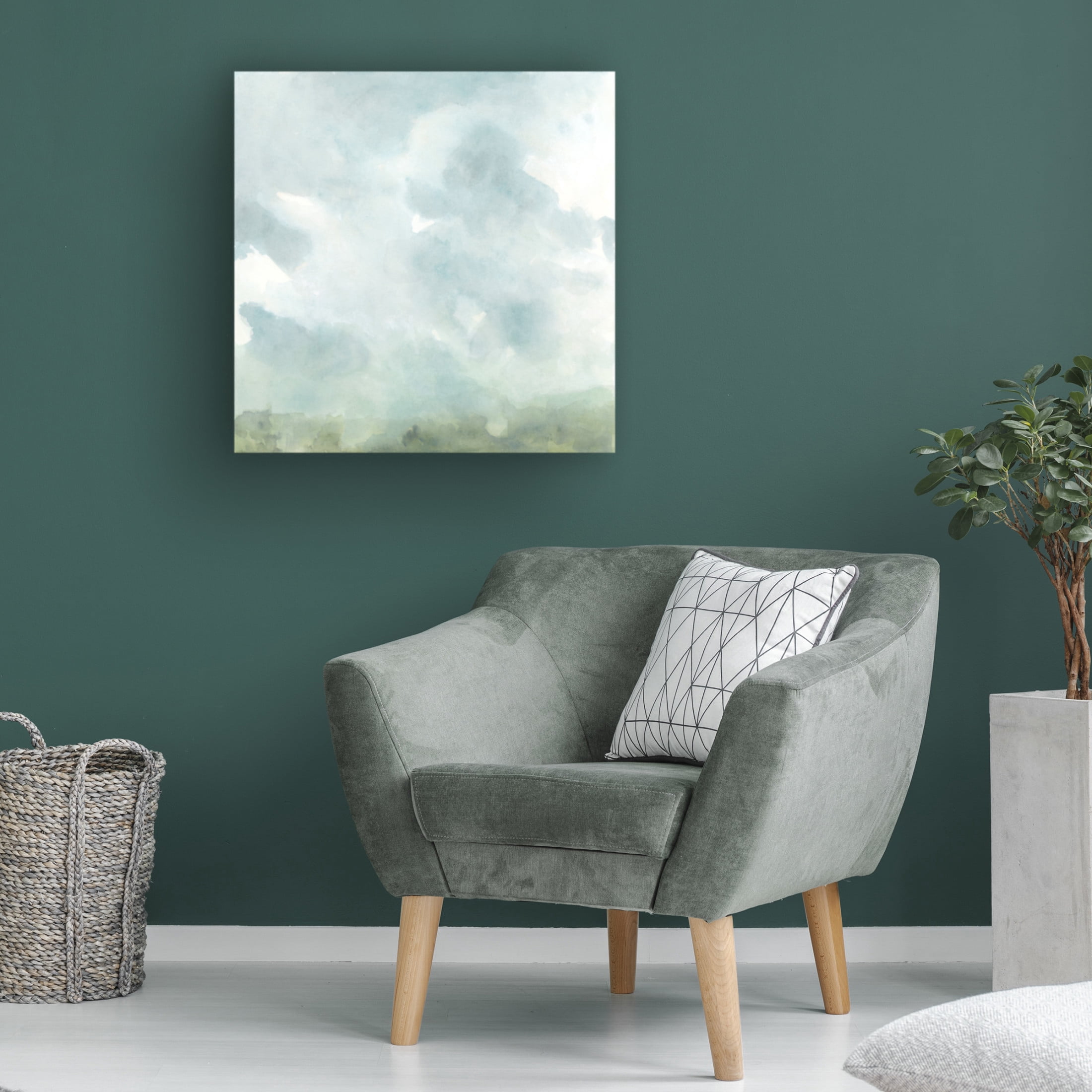 Trademark Fine Art June Erica Vess  Moody Horizon I Canvas Wall Art