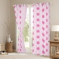thumbnail image 3 of Manfei Romantic French Dots Blackout Curtains Set of 2 (38x54 Each),Geometric Circles Curtains and Drapes,Princess Pink Living Room Curtains,Microfiber Bedroom Decor, 3 of 6