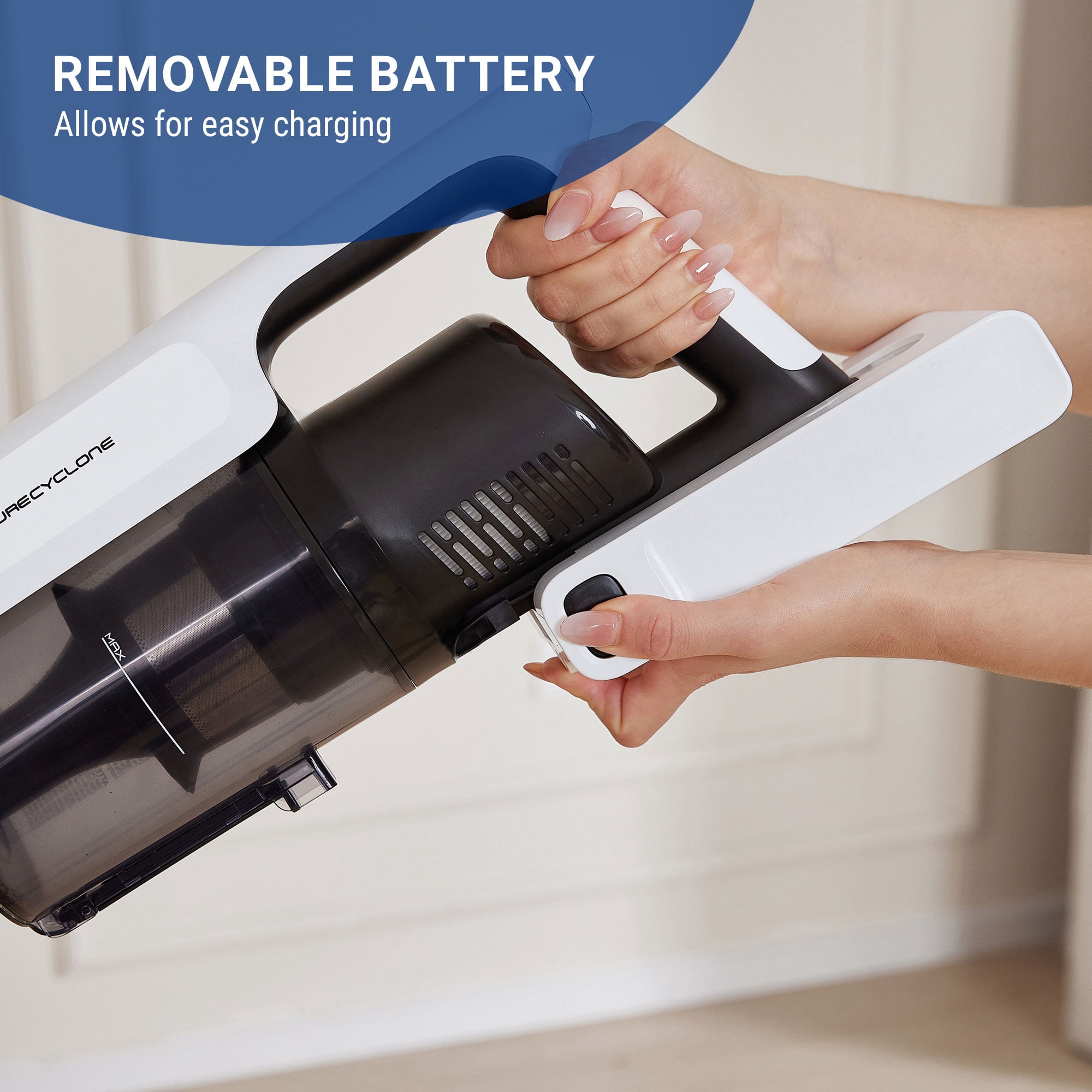 Open Box Tineco GO Slim Cordless Stick Vacuum, For Carpet & Hard Floors, HEPA Filter & LED Headlights, 40 Minute Run-Time, Ideal for Daily Cleaning