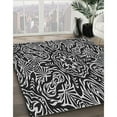 thumbnail image 3 of Ahgly Company Machine Washable Indoor Rectangle Transitional Gray Cloud Gray Area Rugs, 3' x 5', 3 of 7