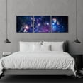 thumbnail image 5 of Epic Art 'Sublime Galaxy' by Epic Portfolio, Acrylic Glass Wall Art, 3 Piece Set, 72" x 24", 5 of 8